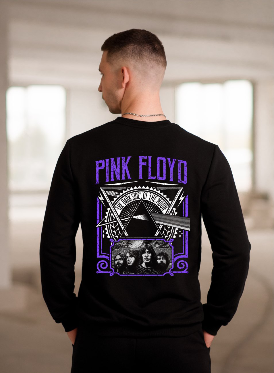 Світшот тринитка футер Pink Floyd 2 S - XL